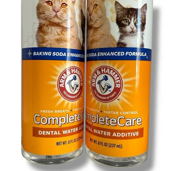 2x Arm & Hammer Dental Water Additive for Cats Complete Care Fresh Breath/Tartar - Picture 8 of 12